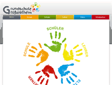 Tablet Screenshot of grundschule-grossostheim.de